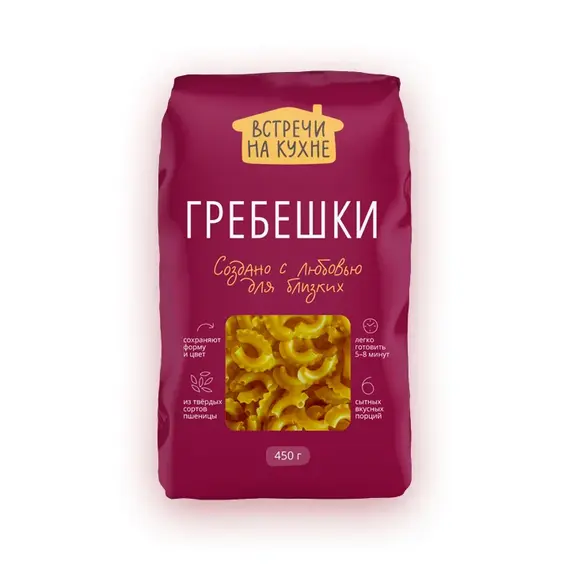Макароны Гребешки "Встречи на кухне"