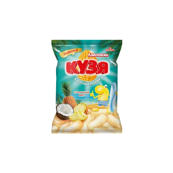 Кукурузные палочки со вкусом тропический микс