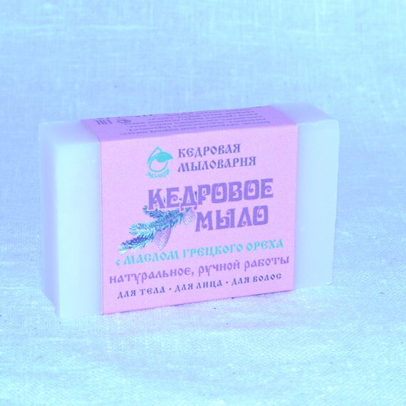 С маслом грецкого ореха Кедровое мыло 115 гр.
