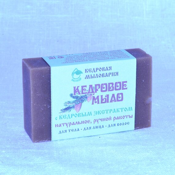 Эвкалиптовое с кедровым экстрактом Кедровое мыло 115 гр.