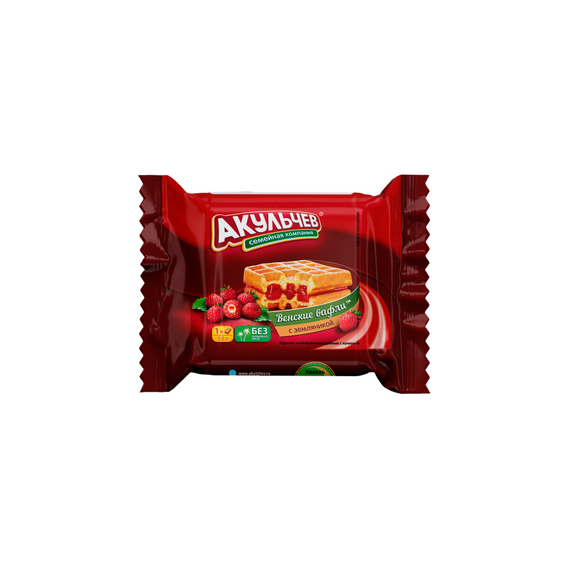 Венские вафли со вкусом Земляника