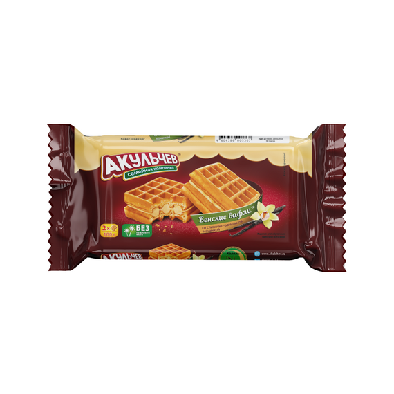 Венские вафли со вкусом Сливочно-ванильный