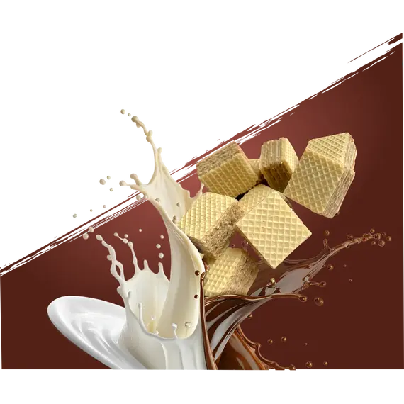 Вафельные кубики Молочно-шоколадные