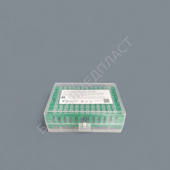 Наконечник для дозатора без фильтра 10 мкл в штативе