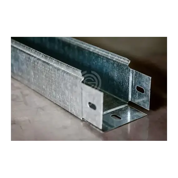 Лоток неперфорированный 50х50х2000 (0,7 мм) оцинкованный