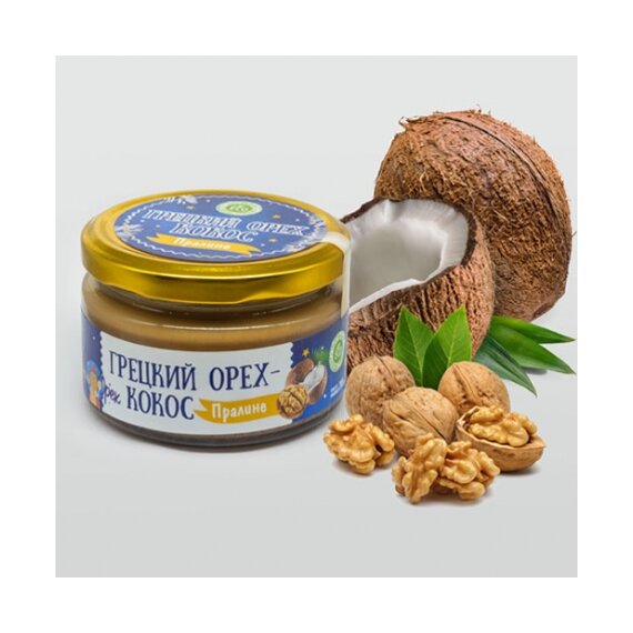 Пралине грецкий орех-кокос, 200 граммов