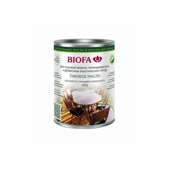 Тиковое масло 3752 BIOFA