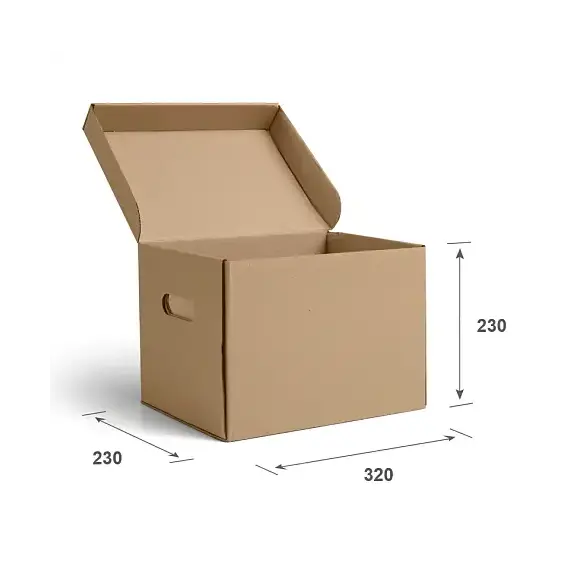 Короб архивный 320х230х230 Т23 B Бурый 0470