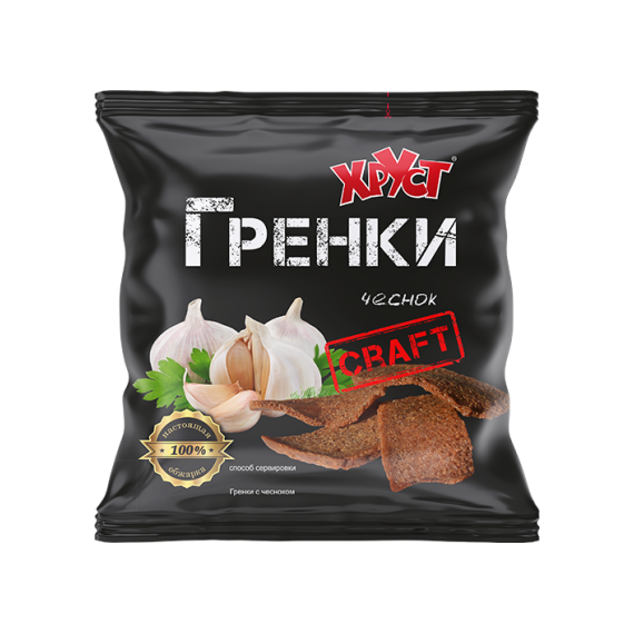 Гренки с чесноком